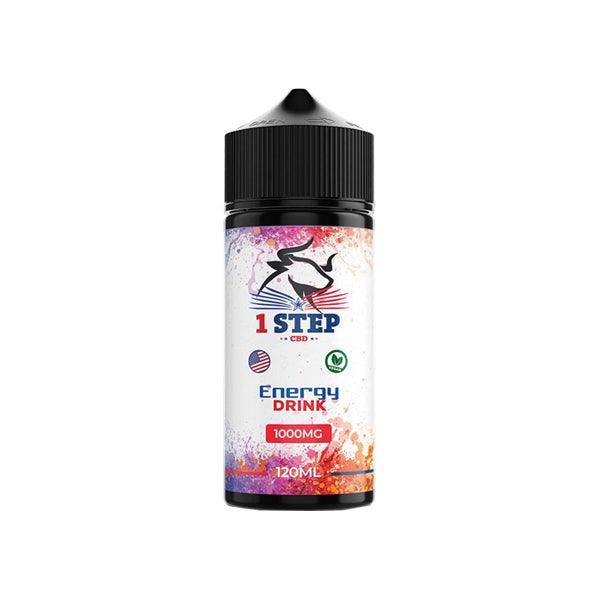 1 Step CBD 1000mg CBD E-liquid 120ml (BUY 1 GET 1 FREE)