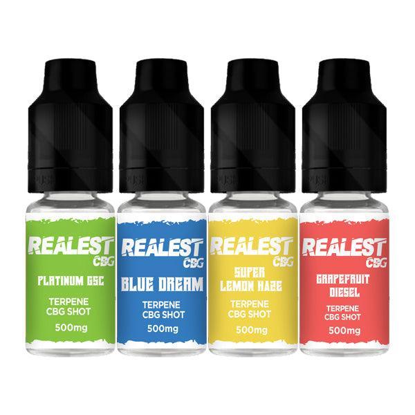 Realest CBD 500mg Terpene Infused CBG Booster Shot 10ml (BUY 1 GET 1 FREE)