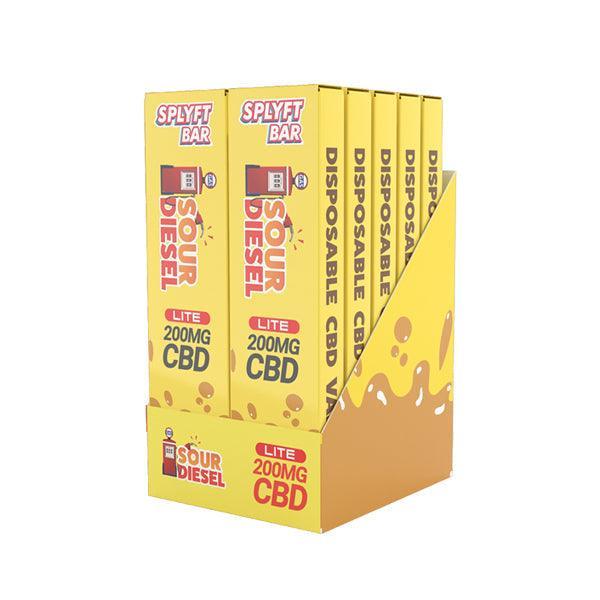SPLYFT BAR LITE 200mg Full Spectrum Flowform CBD Disposable Vape