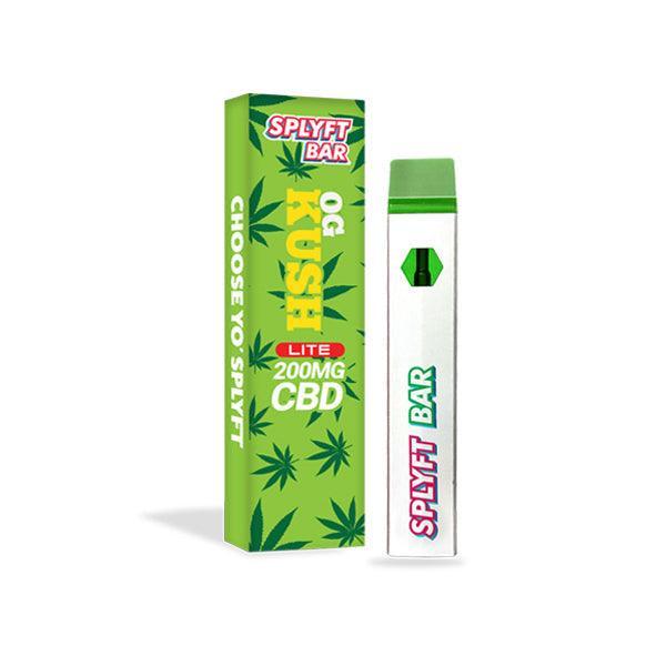 SPLYFT BAR LITE 200mg Full Spectrum Flowform CBD Disposable Vape