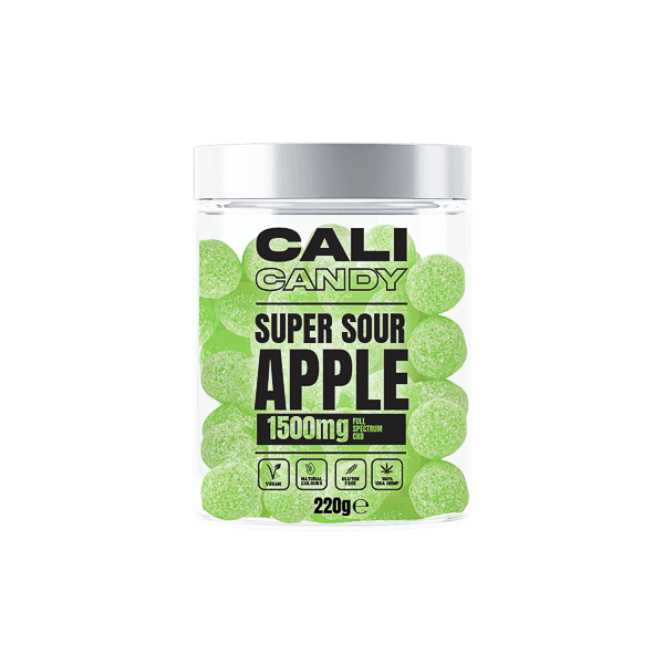 CALI CANDY MAX 1500mg Full Spectrum CBD Vegan Sweets - 10 Flavours