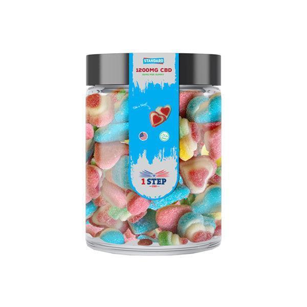 1 Step CBD Standard Gummies 1200mg (400g) (BUY 1 GET 1 FREE) - remedykartelcbd1stop