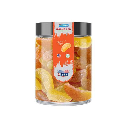 1 Step CBD Standard Gummies 1200mg (400g) (BUY 1 GET 1 FREE) - remedykartelcbd1stop