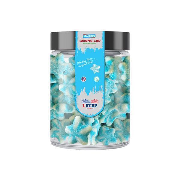 1 Step CBD Standard Gummies 1200mg (400g) (BUY 1 GET 1 FREE) - remedykartelcbd1stop