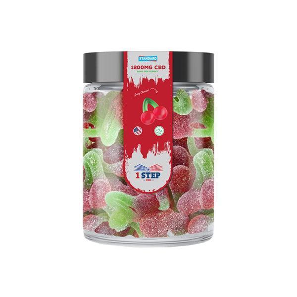 1 Step CBD Standard Gummies 1200mg (400g) (BUY 1 GET 1 FREE) - remedykartelcbd1stop