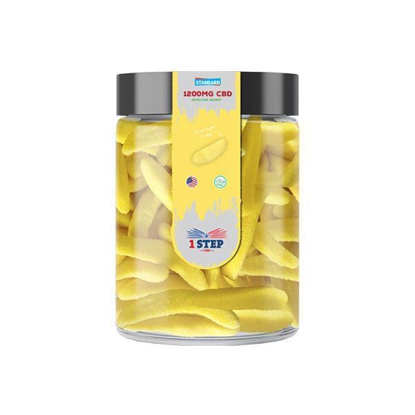 1 Step CBD Standard Gummies 1200mg (400g) (BUY 1 GET 1 FREE) - remedykartelcbd1stop
