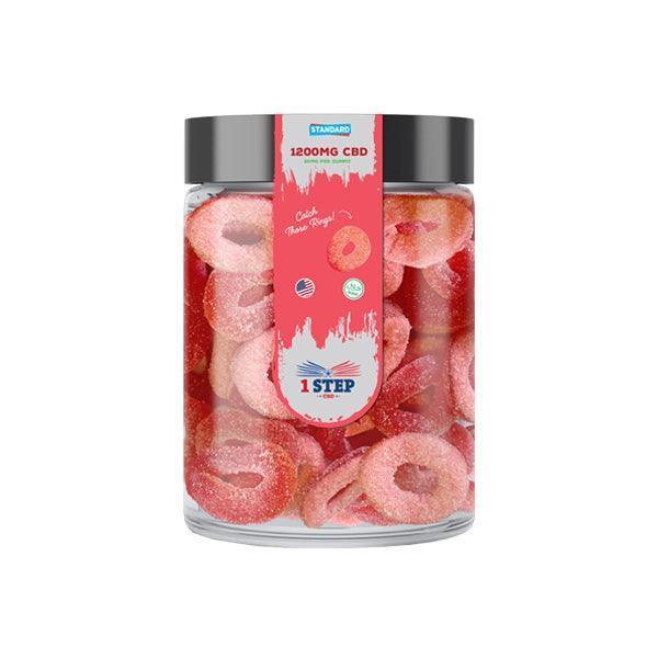 1 Step CBD Standard Gummies 1200mg (400g) (BUY 1 GET 1 FREE) - remedykartelcbd1stop