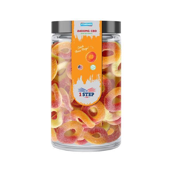 1 Step CBD Standard Gummies 2400mg (800g) (BUY 1 GET 1 FREE) - remedykartelcbd1stop