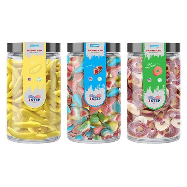 1 Step CBD Standard Gummies 2400mg (800g) (BUY 1 GET 1 FREE) - remedykartelcbd1stop