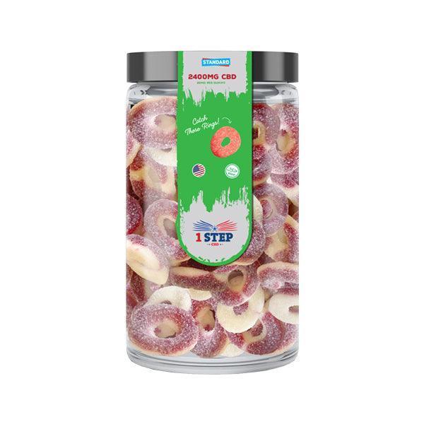 1 Step CBD Standard Gummies 2400mg (800g) (BUY 1 GET 1 FREE) - remedykartelcbd1stop