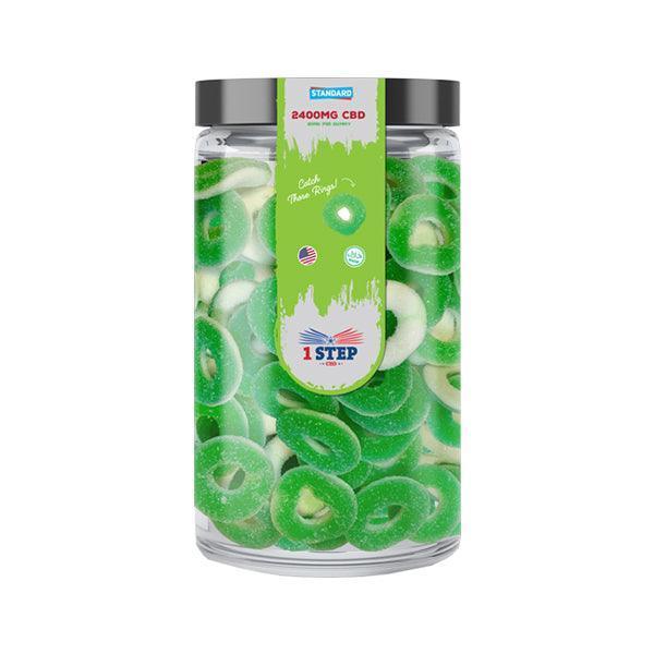 1 Step CBD Standard Gummies 2400mg (800g) (BUY 1 GET 1 FREE) - remedykartelcbd1stop