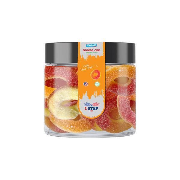 1 Step CBD Standard Gummies 300mg (100g) (BUY 1 GET 1 FREE) - remedykartelcbd1stop