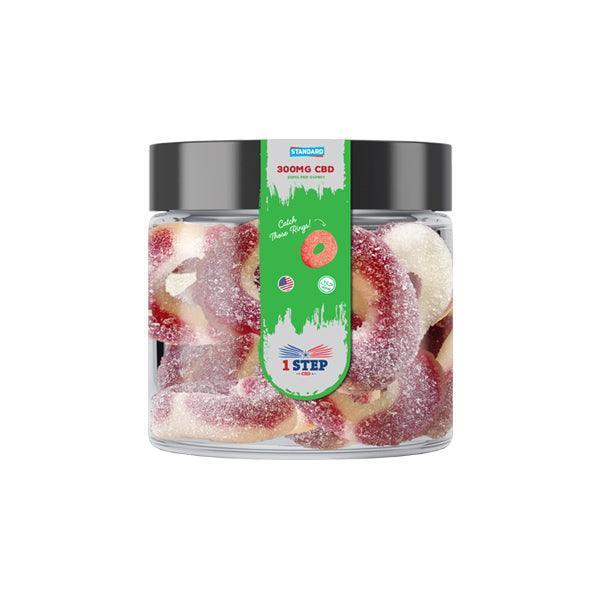 1 Step CBD Standard Gummies 300mg (100g) (BUY 1 GET 1 FREE) - remedykartelcbd1stop