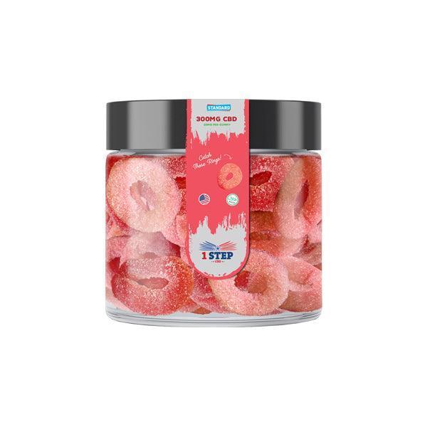 1 Step CBD Standard Gummies 300mg (100g) (BUY 1 GET 1 FREE) - remedykartelcbd1stop