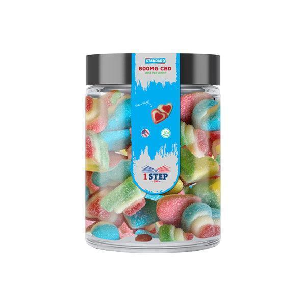 1 Step CBD Standard Gummies 600mg (200g) (BUY 1 GET 1 FREE) - remedykartelcbd1stop