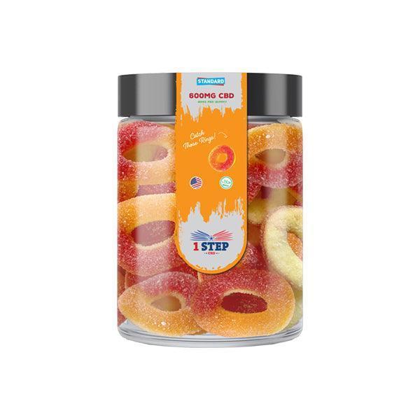 1 Step CBD Standard Gummies 600mg (200g) (BUY 1 GET 1 FREE) - remedykartelcbd1stop