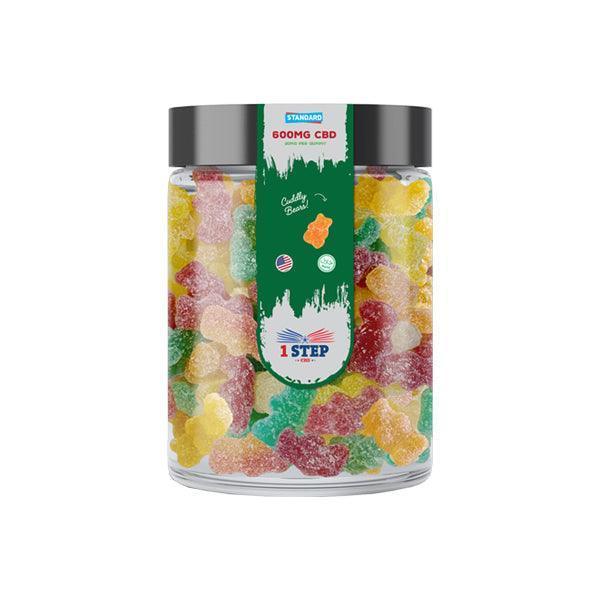 1 Step CBD Standard Gummies 600mg (200g) (BUY 1 GET 1 FREE) - remedykartelcbd1stop