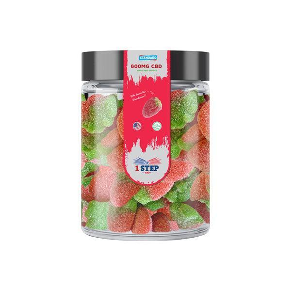 1 Step CBD Standard Gummies 600mg (200g) (BUY 1 GET 1 FREE) - remedykartelcbd1stop