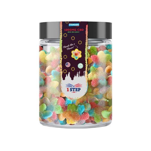 1 Step CBD Standard Neon Gummies 1200mg (400g) (BUY 1 GET 1 FREE) - remedykartelcbd1stop