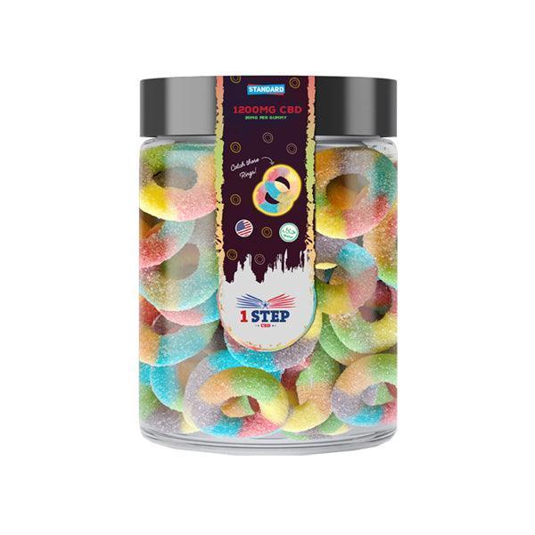 1 Step CBD Standard Neon Gummies 1200mg (400g) (BUY 1 GET 1 FREE) - remedykartelcbd1stop