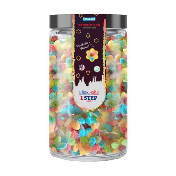1 Step CBD Standard Neon Gummies 2400mg (800g) (BUY 1 GET 1 FREE) - remedykartelcbd1stop