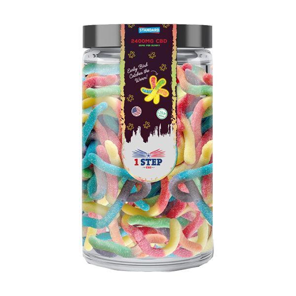 1 Step CBD Standard Neon Gummies 2400mg (800g) (BUY 1 GET 1 FREE) - remedykartelcbd1stop