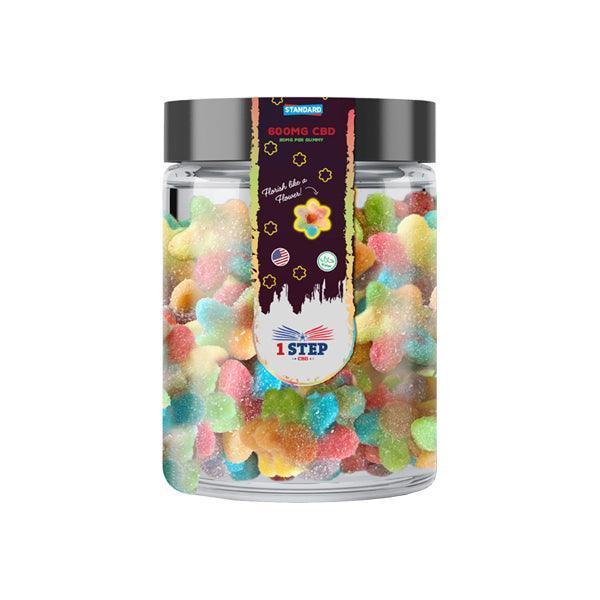 1 Step CBD Standard Neon Gummies 600mg (200g) (BUY 1 GET 1 FREE) - remedykartelcbd1stop