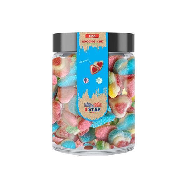 1 Step CBD Max Gummies 2000mg (400g) (BUY 1 GET 1 FREE) - remedykartelcbd1stop