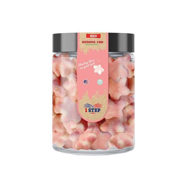 1 Step CBD Max Gummies 2000mg (400g) (BUY 1 GET 1 FREE) - remedykartelcbd1stop