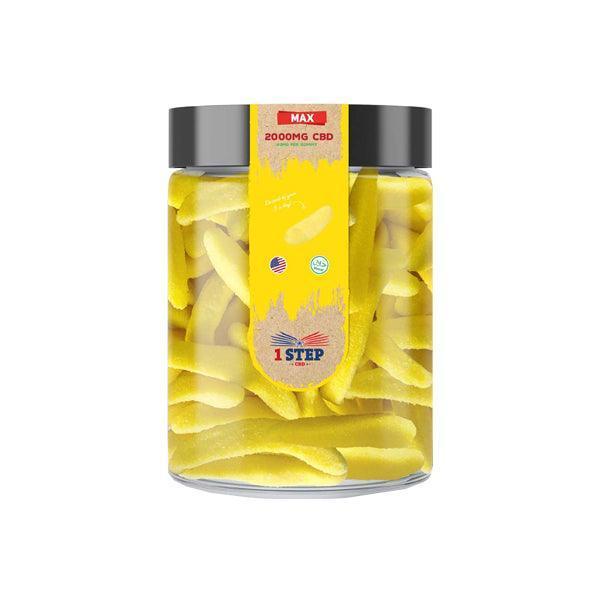 1 Step CBD Max Gummies 2000mg (400g) (BUY 1 GET 1 FREE) - remedykartelcbd1stop