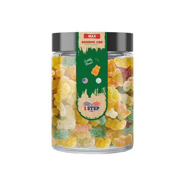 1 Step CBD Max Gummies 2000mg (400g) (BUY 1 GET 1 FREE) - remedykartelcbd1stop