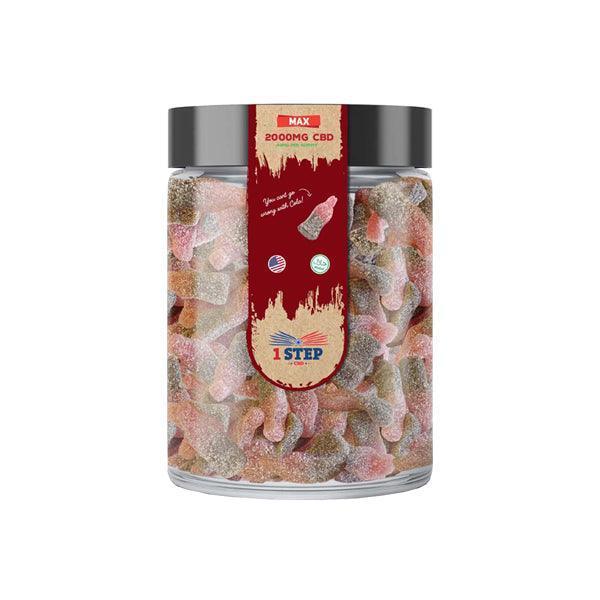 1 Step CBD Max Gummies 2000mg (400g) (BUY 1 GET 1 FREE) - remedykartelcbd1stop