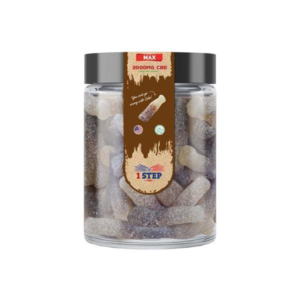 1 Step CBD Max Gummies 2000mg (400g) (BUY 1 GET 1 FREE) - remedykartelcbd1stop