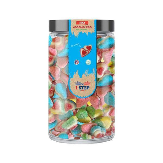 1 Step CBD Max Gummies 4000mg (800g) (BUY 1 GET 1 FREE) - remedykartelcbd1stop