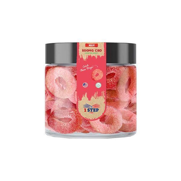 1 Step CBD Max Gummies 500mg (100g) (BUY 1 GET 1 FREE) - remedykartelcbd1stop