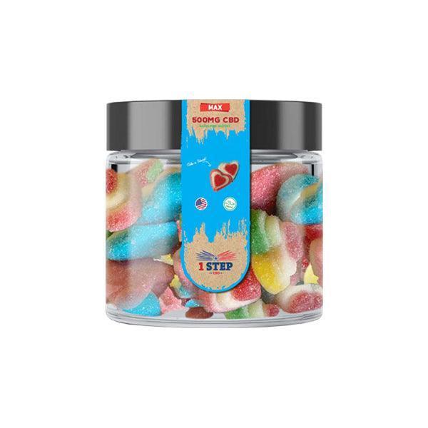 1 Step CBD Max Gummies 500mg (100g) (BUY 1 GET 1 FREE) - remedykartelcbd1stop
