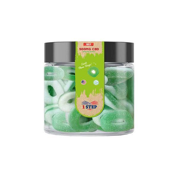 1 Step CBD Max Gummies 500mg (100g) (BUY 1 GET 1 FREE) - remedykartelcbd1stop