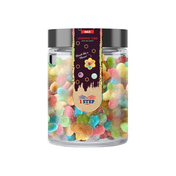 1 Step CBD Max Neon Gummies 1000mg (200g) (BUY 1 GET 1 FREE) - remedykartelcbd1stop