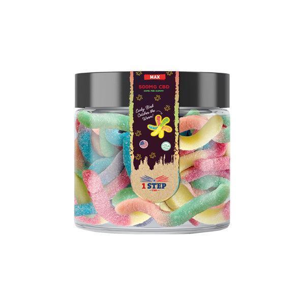 1 Step CBD Max Neon Gummies 500mg (100g) (BUY 1 GET 1 FREE) - remedykartelcbd1stop