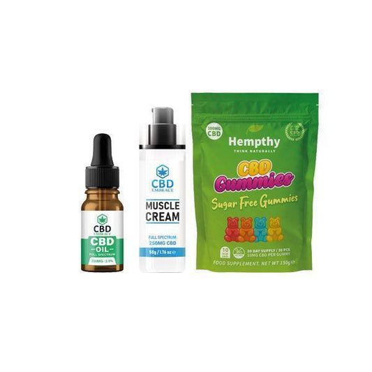 Hempthy CBD Sports Skincare CBD Gift Box - Christmas - remedykartelcbd1stop