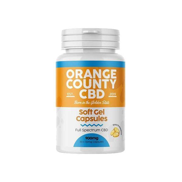 Orange County 900mg Full Spectrum CBD Capsules - 30 Caps - remedykartelcbd1stop