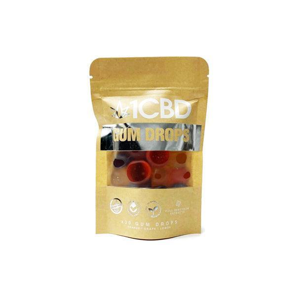 1CBD Pure Hemp CBD Fruit Flavoured Gum Drops 300mg CBD - remedykartelcbd1stop