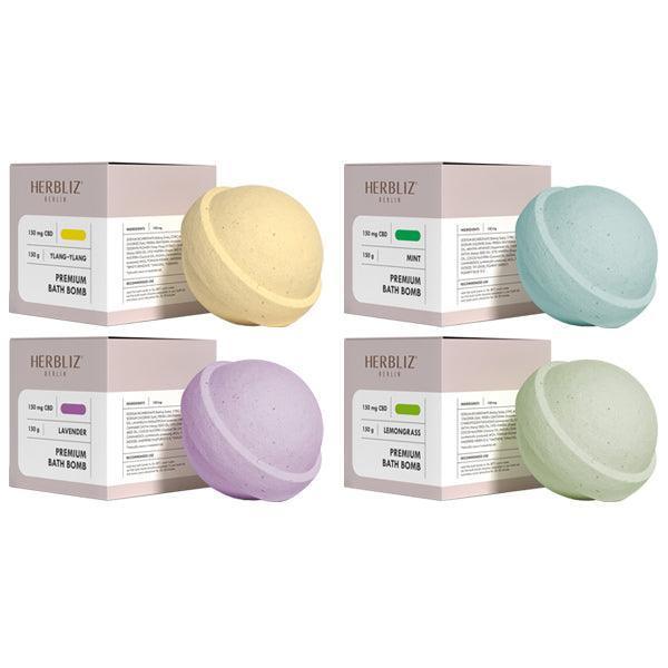 Herbliz 150mg CBD Premium Bath Bombs - 150g - remedykartelcbd1stop