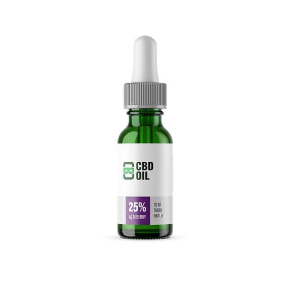 CBD Asylum 25% 2500mg CBD Oil 10ml (BUY 1 GET 2 FREE) - remedykartelcbd1stop