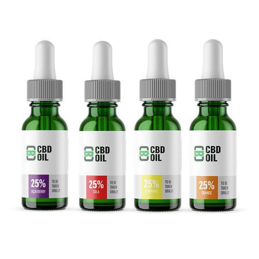 CBD Asylum 25% 2500mg CBD Oil 10ml (BUY 1 GET 2 FREE) - remedykartelcbd1stop