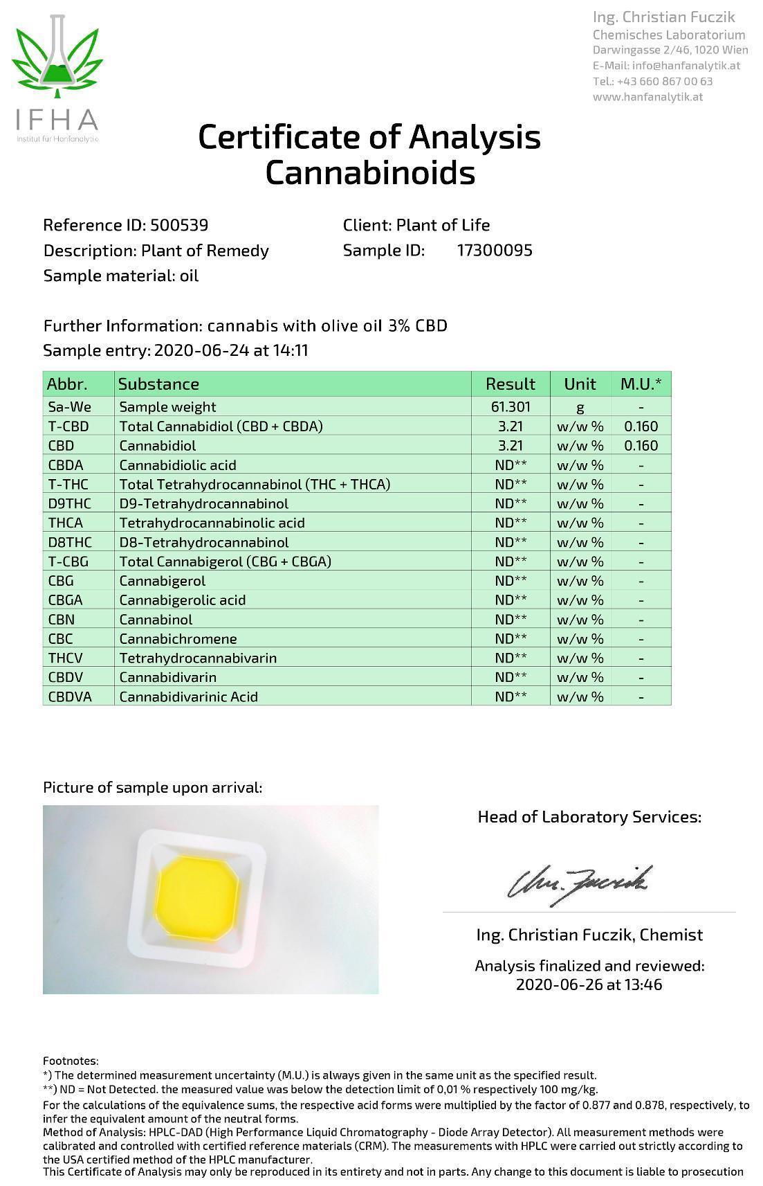 Plant Of Remedy 300mg CBD Olive Oil With CBD 10ml - remedykartelcbd1stop
