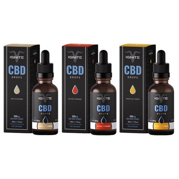 Ignite CBD 500mg CBD Flavoured Oil 30ml - remedykartelcbd1stop