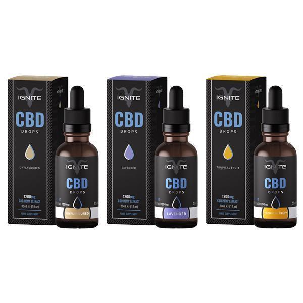Ignite CBD 1200mg CBD Flavoured Oil 30ml - remedykartelcbd1stop