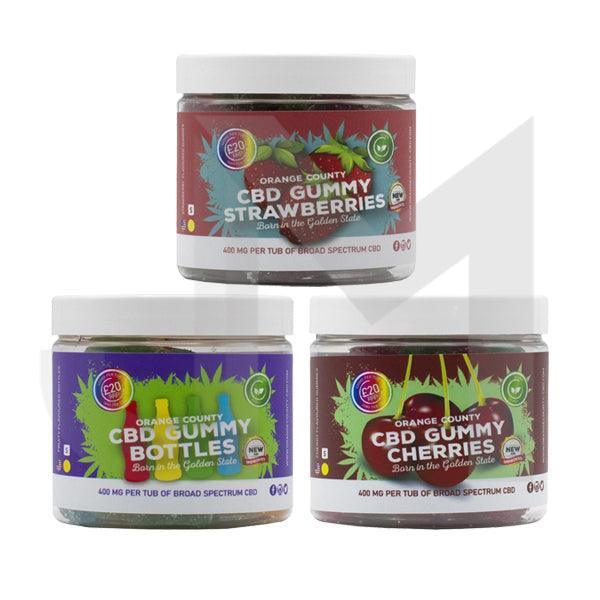 Orange County CBD 400mg Gummies - Small Pack - remedykartelcbd1stop