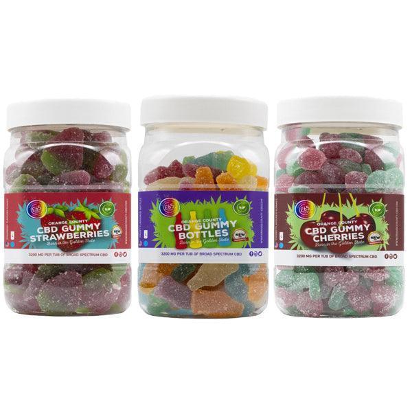 Orange County CBD 3200mg Gummies - Large Pack - remedykartelcbd1stop